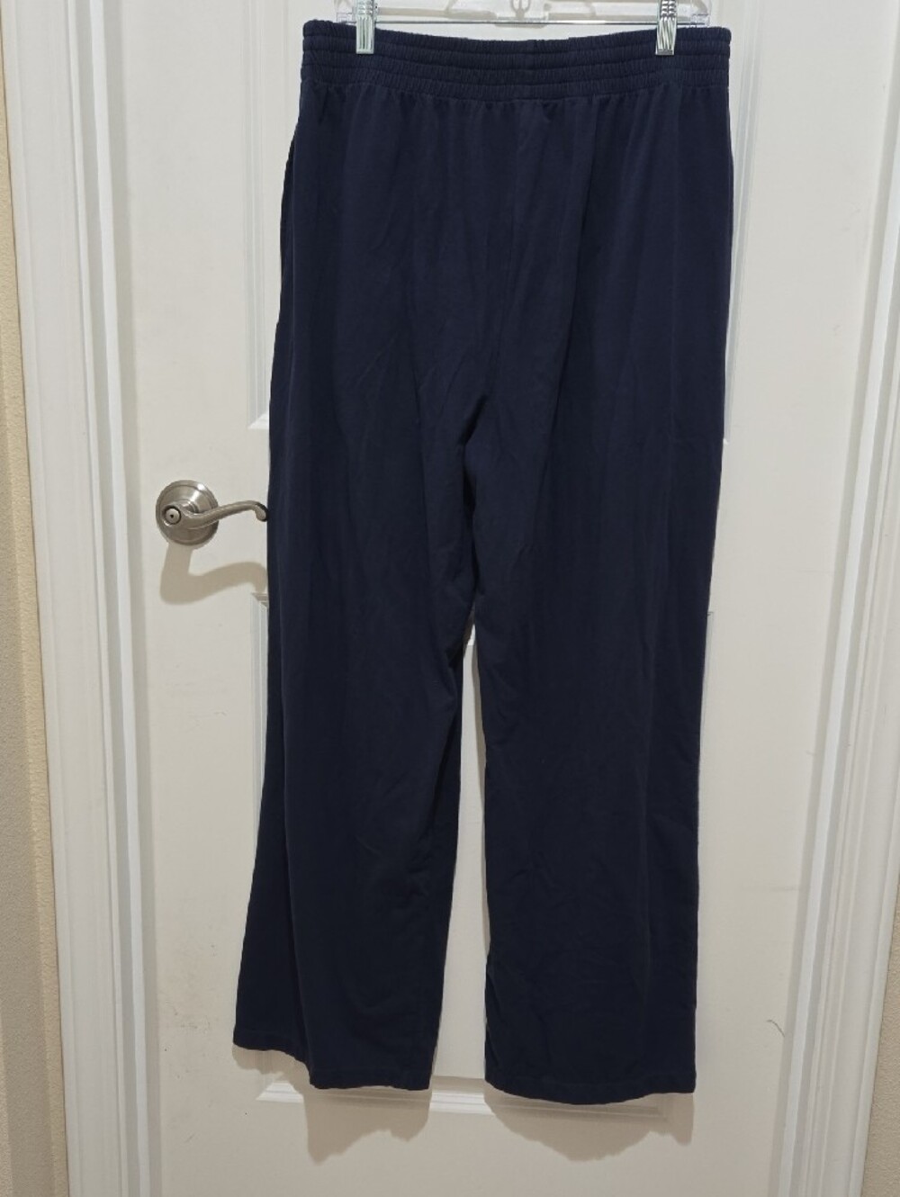 SKIMS Navy Wide-Leg pants - Picture 2 of 4
